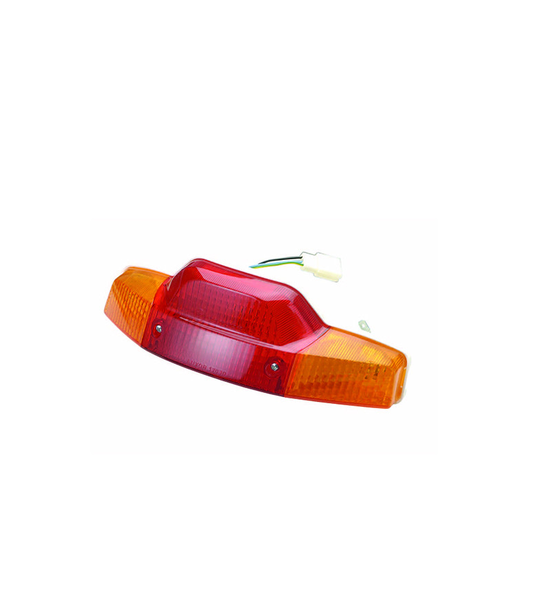 FEU AR SCOOTER TEKNIX* ADAPT. BOOSTER/BW'S -99 ROUGE AVEC CLIGNOTANTS ORANGE (COMPLET)