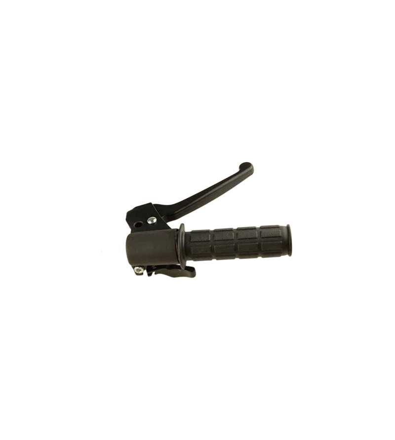 POIGNEE GAZ CYCLO ADAPT. MBK CLUB-88-89 AVEC LEVIER DECOMPRESSEUR