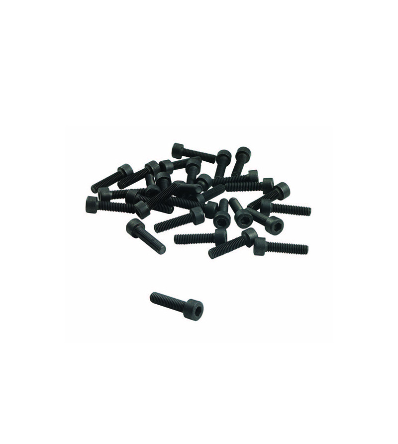 VIS 6 PANS CREUX TC M5X25 BTR NOIR (BOITE DE 100)