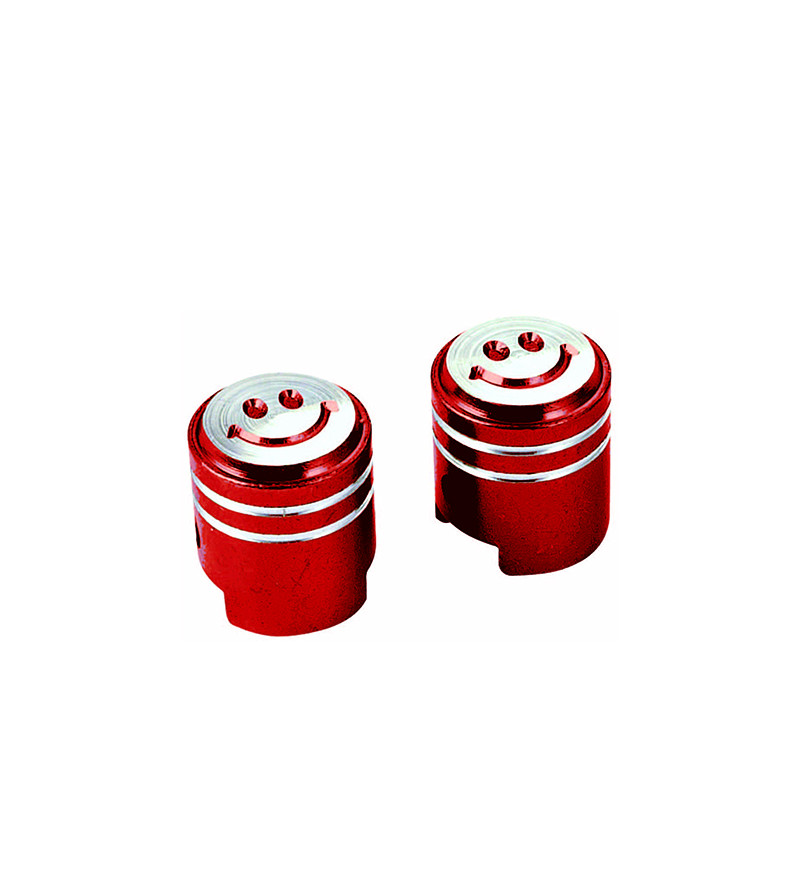 CAPUCHON/BOUCHON VALVE TUN'R PISTON ROUGE (X2)