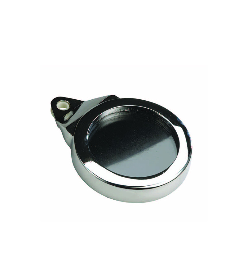 SUPPORT/PORTE VIGNETTE ASSURANCE TUN'R ALU CHROME (ROND)