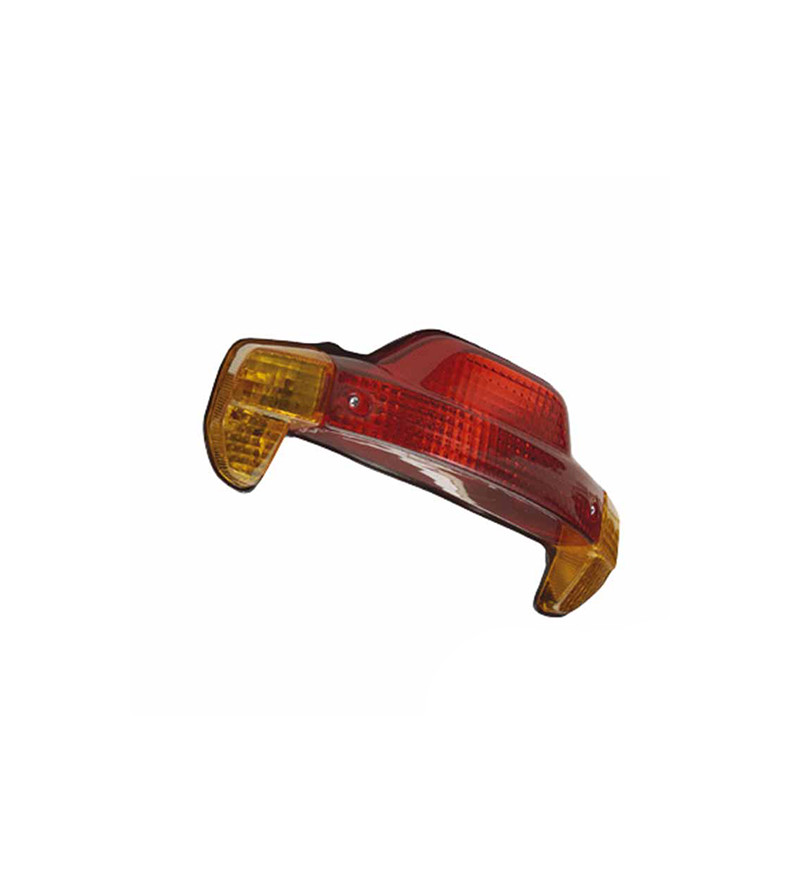 FEU AR SCOOTER TEKNIX* ADAPT. BOOSTER /BW'S 99-03 ROUGE AVEC CLIGNOTANT ORANGE (COMPLET)