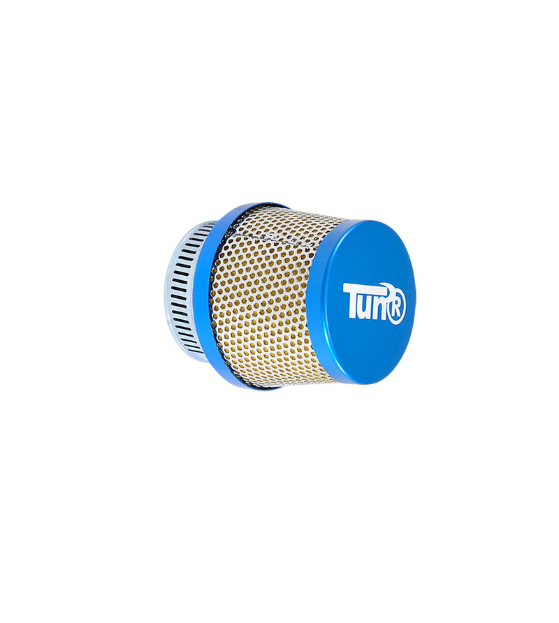 FILTRE A AIR TUN'R D28-35 CONIQUE GRILLE DROIT BLEU/CHROME