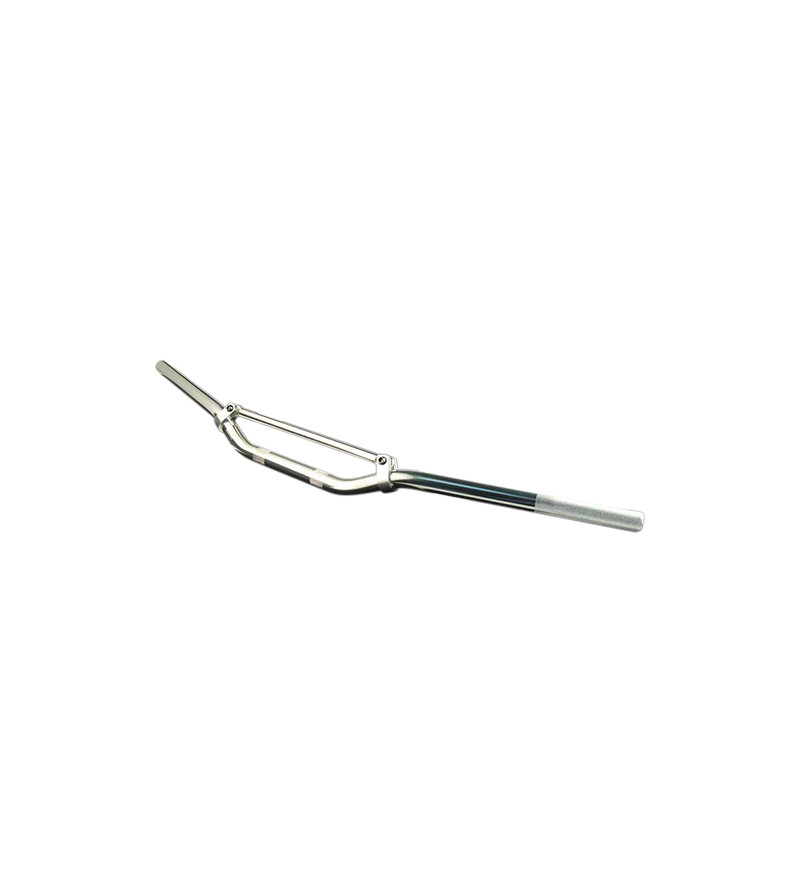 GUIDON MECABOITE/MOTO TUN'R CROSS ALU ARGENT (L810 H 55)