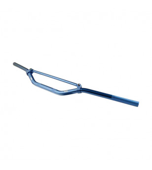 GUIDON MECABOITE/MOTO TUN'R CROSS ALU BLEU (L810 H 55)