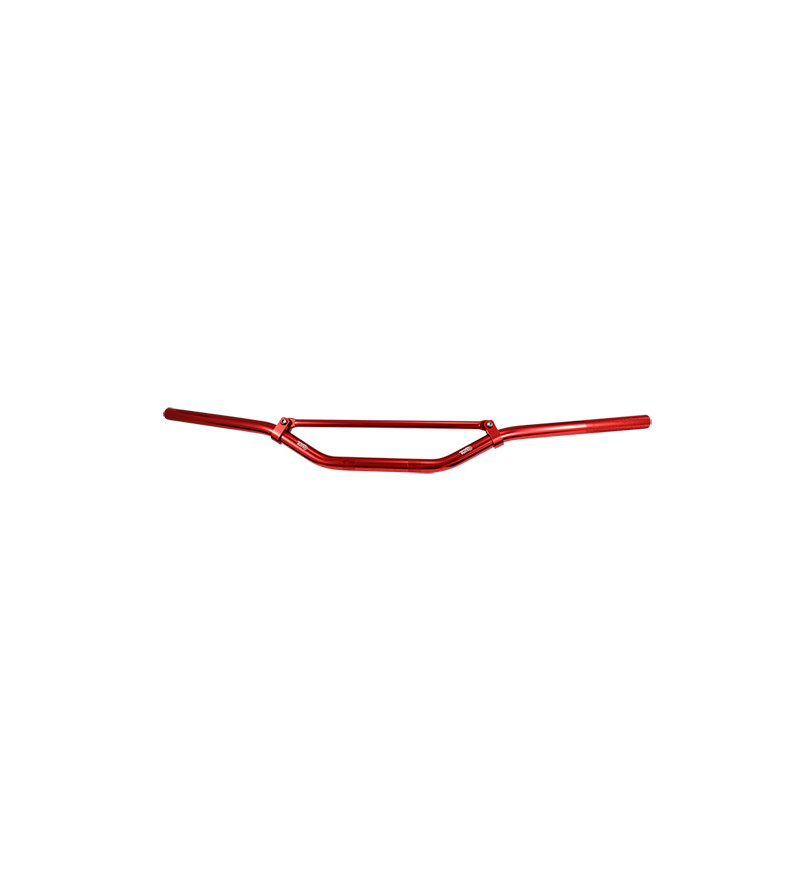 GUIDON MECABOITE/MOTO TUN'R CROSS ALU ROUGE (L810 H 55)