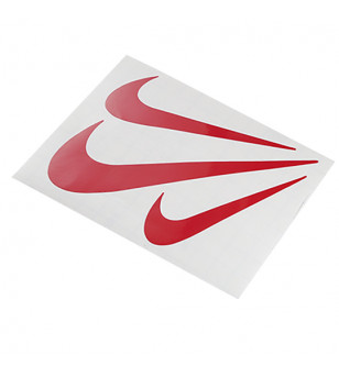 AUTOCOLLANT VIRGULE ROUGE (10X12CM)