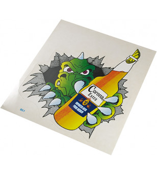 AUTOCOLLANT CORONA EXTRA (14X16CM)