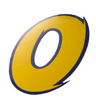 AUTOCOLLANT NUMERO 0 JAUNE L 9CM