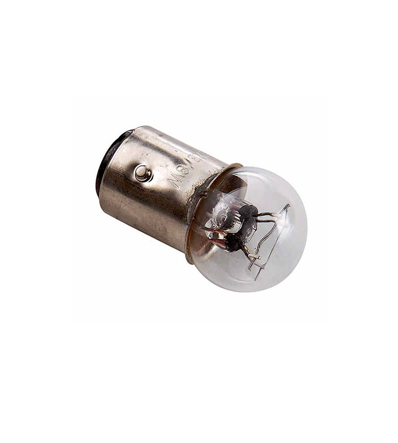LAMPE/AMPOULE 12V 23/8W (BAY15D) TUN'R* FEU/STOP TRANSPARENT (X4)