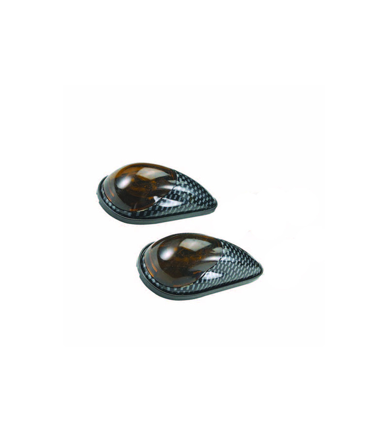 CLIGNOTANT TUN'R* GOUTTE D'EAU MINI AUTOCOLLANT FUME/CARBONE (PR)