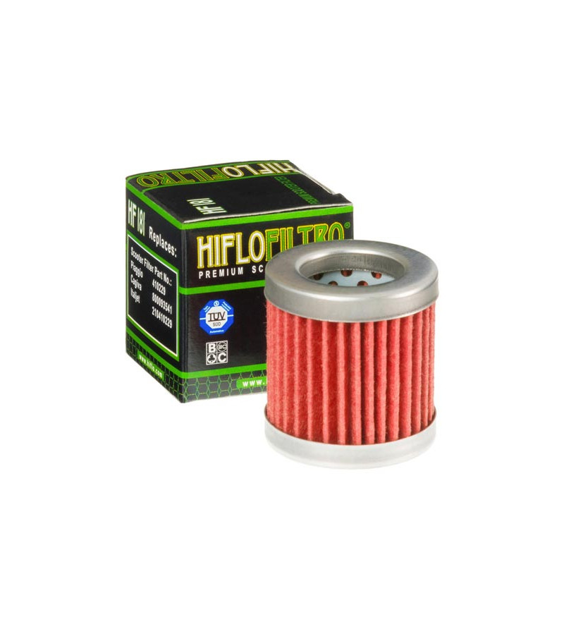 FILTRE A HUILE MAXI SCOOTER HIFLOFILTRO HF181 ADAPT. ET4/LIBERTY/LX-4 (SAUF MOT. LEADER)