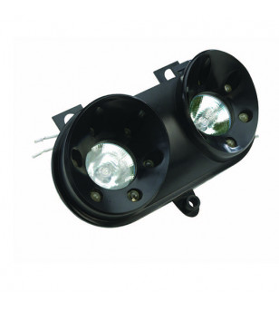 DOUBLE OPTIQUE TUN'R* ADAPT. BOOSTER ROCKET/NEXT NOIR AVEC LEDS BLEUES