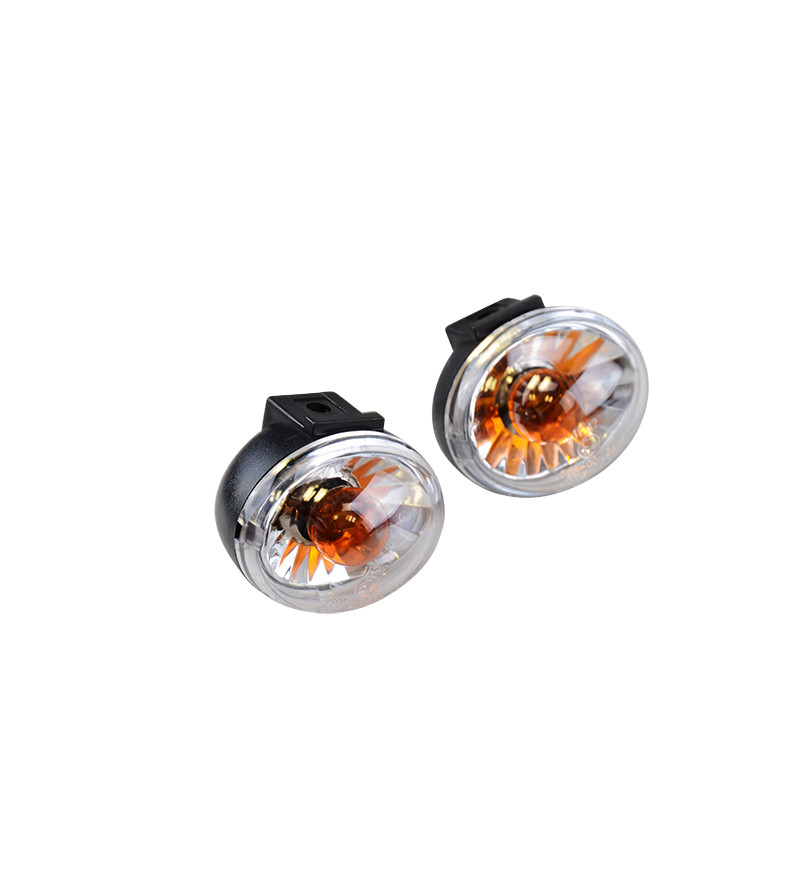 CLIGNOTANT SCOOTER TEKNIX ADAPT. BOOSTER/BW'S 04- AV NOIR/TRANSPARENT HOMOLOGUE CE (PR)