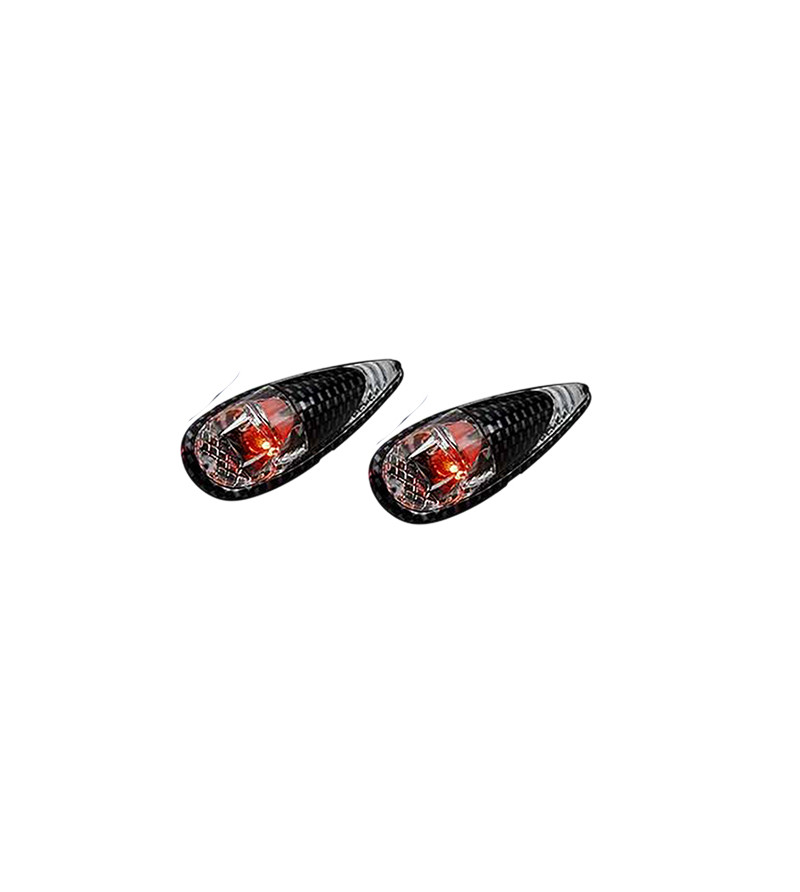 FEU DECORATIF TUN'R* GOUTTE D'EAU MICRO CLIPS ECLAIRAGE ORANGE/CARBONE (PR)
