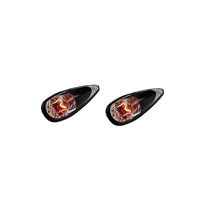 FEU DECORATIF TUN'R* GOUTTE D'EAU MICRO CLIPS ECLAIRAGE ORANGE/NOIR (PR)