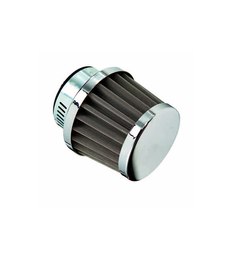 FILTRE A AIR TUN'R D28-35 CONIQUE KN PM DROIT CHROME
