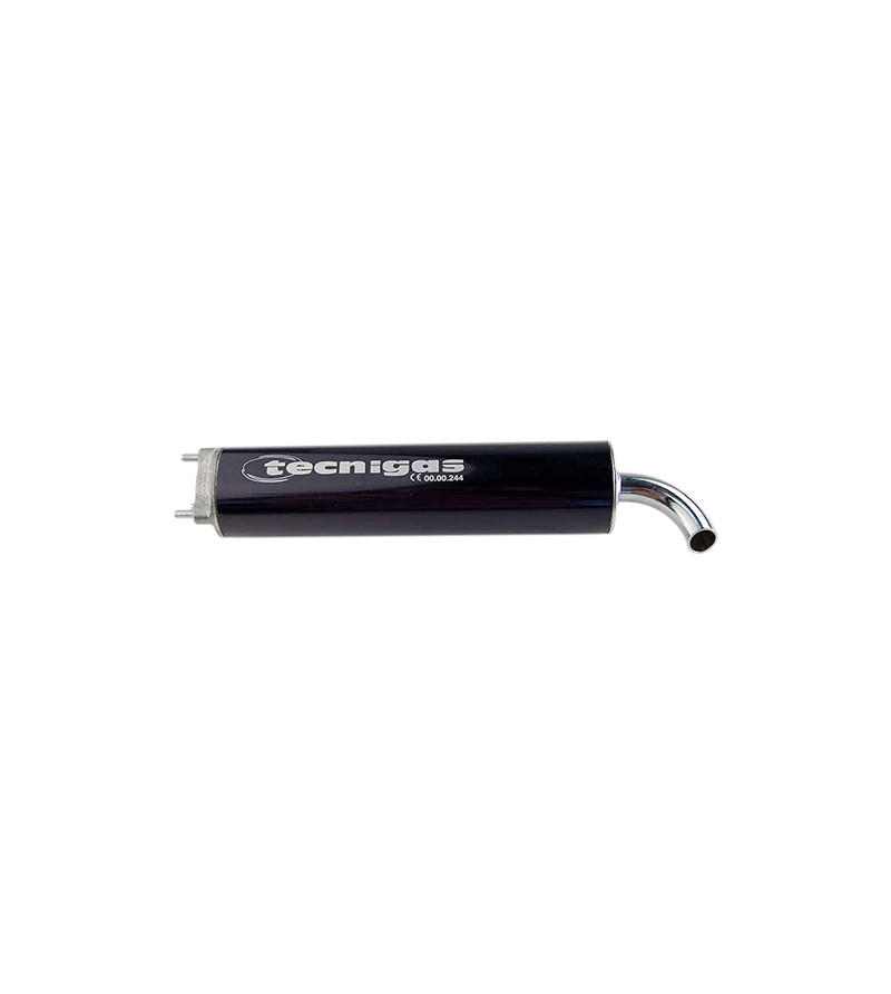 SILENCIEUX/CARTOUCHE SCOOTER TECNIGAS NEXT R (ALU NOIR) 3 FIXATRION ENTRAXE 40MM