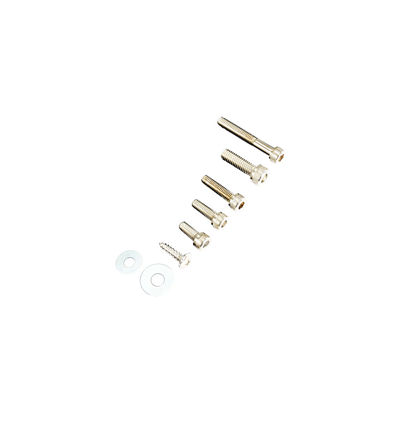 VIS TUN'R CARROSSERIE ADAPT. NITRO/AEROX ACIER CHROME (KIT)