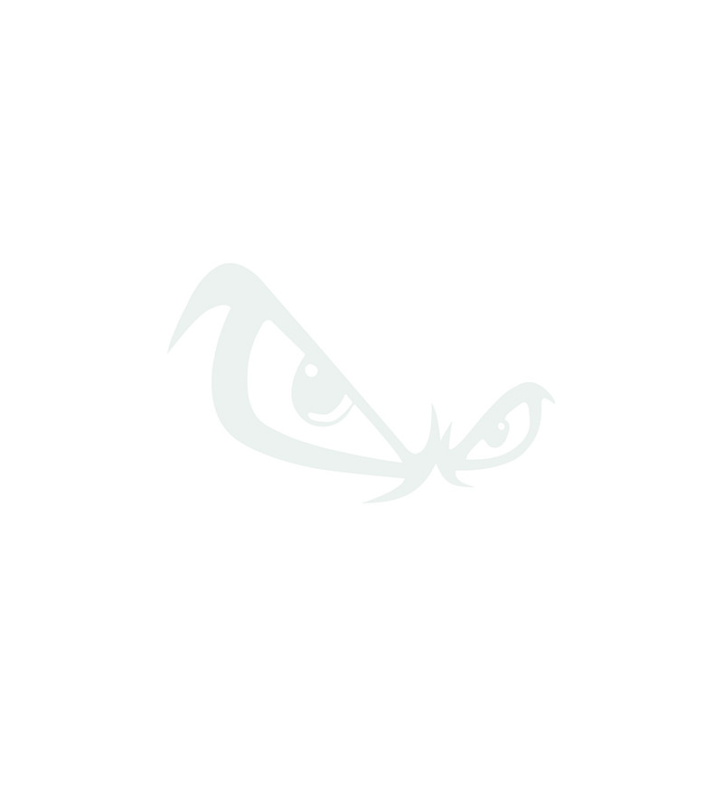 AUTOCOLLANT CRUEL REGARD MECHANT BLANC (6X10CM)