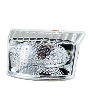 FEU AR SCOOTER TUN'R ADAPT. BOOSTER/BW'S 2004- TRANSPARENT LAMPE ROUGE HOMOLOGUE CE