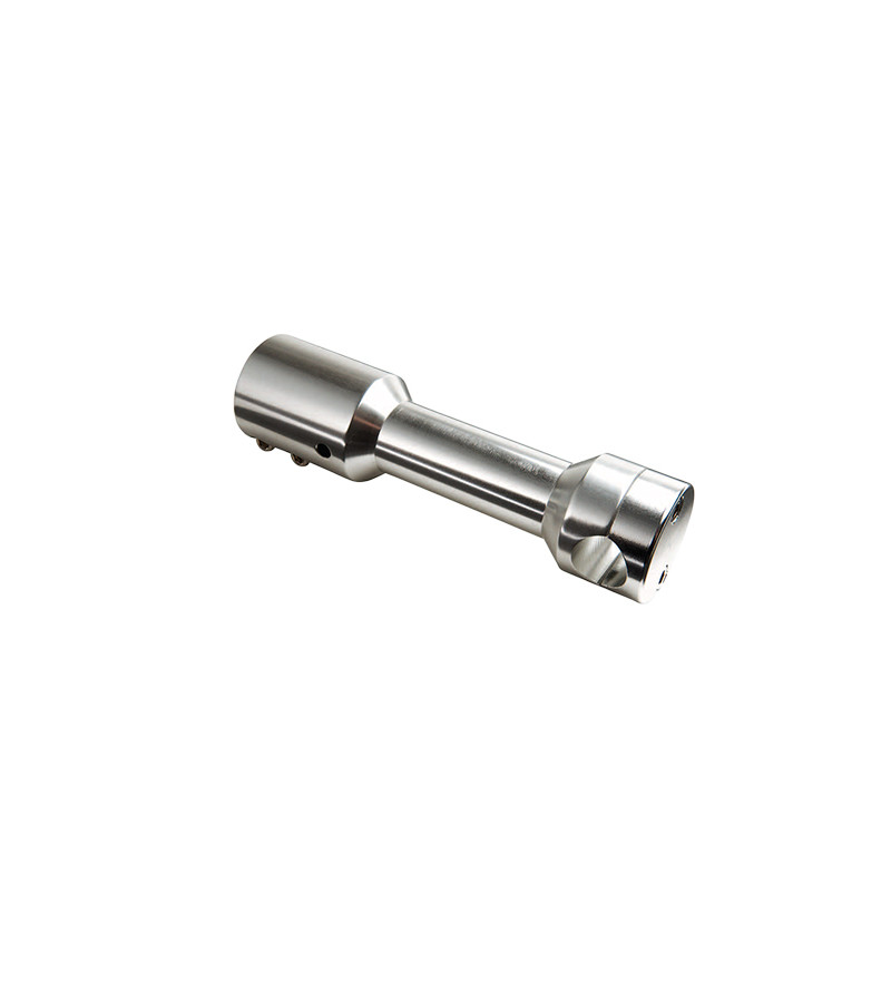 POTENCE SCOOTER TUN'R ADAPT. NITRO/AEROX/MACH G/JOG R/OVETTO/NEOS ARGENT (P/GUIDON D.22MM)