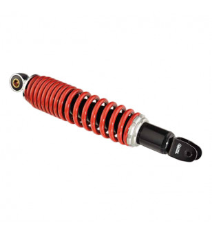 AMORTISSEUR SCOOTER TUN'R RESSORT ADAPT. LUDIX /KISBEE ROUGE REGLABLE ENTRAXE 310MM