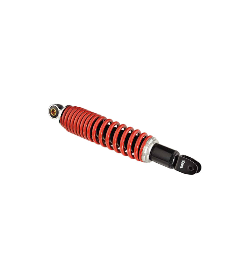 AMORTISSEUR SCOOTER TUN'R RESSORT ADAPT. LUDIX /KISBEE ROUGE REGLABLE ENTRAXE 310MM