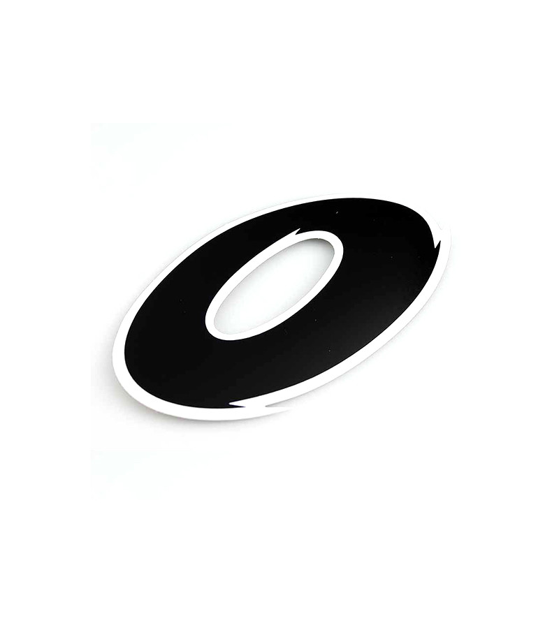 AUTOCOLLANT NUMERO 0 NOIR L 9CM