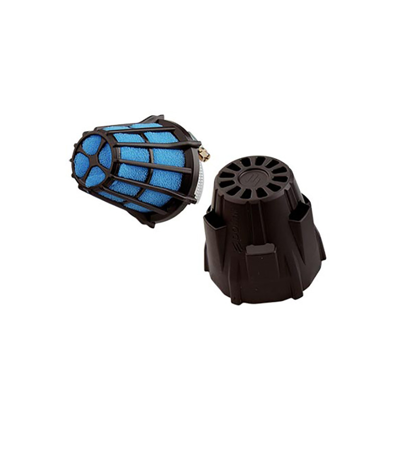 FILTRE A AIR POLINI AIR BOX ETANCHE 50 DROIT D37 (PHVA)  -203.0081-