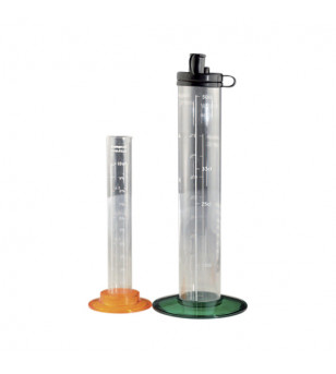 DOSEUR HUILE MINIMAX (2 EPROUVETTES) - GRADUATION % + ML 100ML ET 500ML
