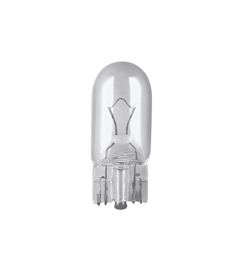 LAMPE/AMPOULE 12V  5W (W5W) WEDGE OSRAM TEMOIN T10 (W2.1X9.5D) CULOT DE VERRE