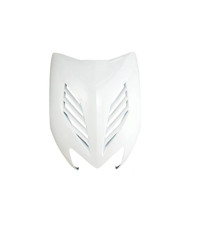 TABLIER AV/FACE AV SUP. SCOOTER TUN'R ADAPT. NITRO/AEROX -2013 BLANC (PEINT) NEW DESIGN