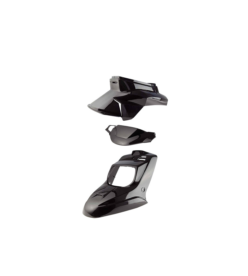 CARROSSERIE SCOOTER TUN'R KIT NEW DESIGN ADAPT. BOOSTER SPIRIT/BW'S -03 NOIR (PEINT) (3P)