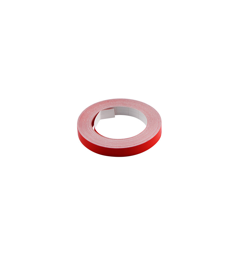AUTOCOLLANT LISERET ROUGE 9MM (10M) POUR JANTE/CARROSSERIE