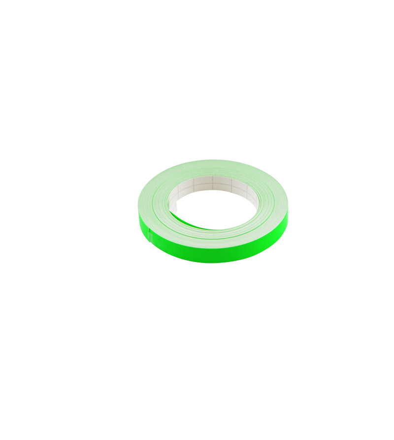 AUTOCOLLANT LISERET FLUO VERT 9MM (10M) POUR JANTE/CARROSSERIE