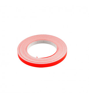 AUTOCOLLANT LISERET FLUO ROUGE 6MM (10M) POUR JANTE/CARROSSERIE