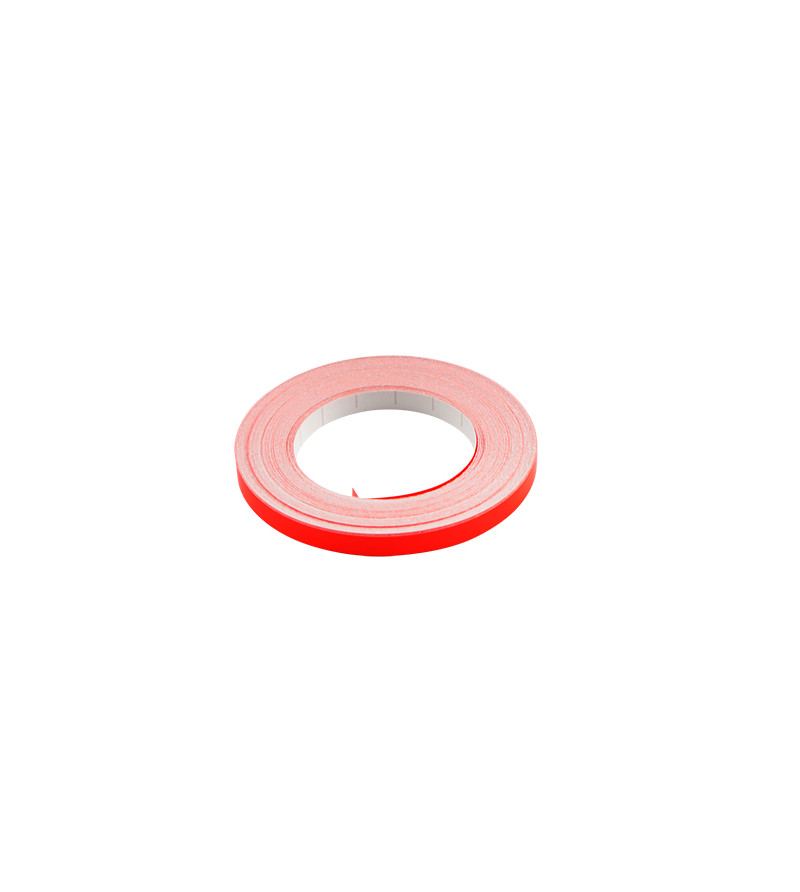 AUTOCOLLANT LISERET FLUO ROUGE 6MM (10M) POUR JANTE/CARROSSERIE