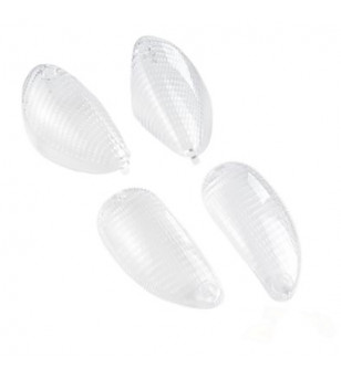 CABOCHON CLIGNO SCOOTER TUN'R* ADAPT. TYPHOON 2006-2009 TRANSPARENT AV+AR (X4)