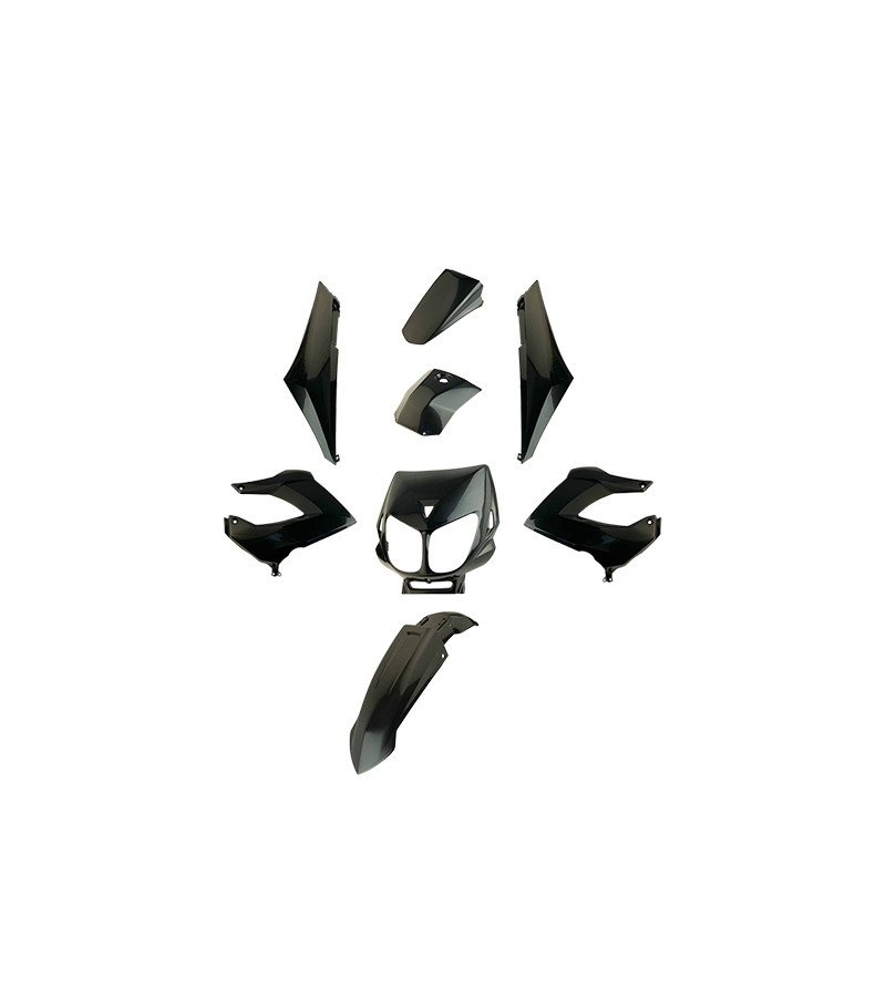 CARROSSERIE MECABOITE TUN'R KIT ADAPT. DERBI SENDA XTREME/XRACE 00-11/DRD -06 - NOIR
