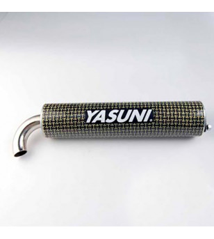 SILENCIEUX/CARTOUCHE SCOOTER YASUNI KEVLAR (D.60MM - 2 VIS)