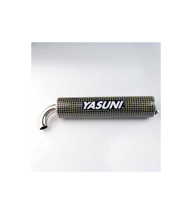 SILENCIEUX/CARTOUCHE SCOOTER YASUNI KEVLAR (D.60MM - 2 VIS)