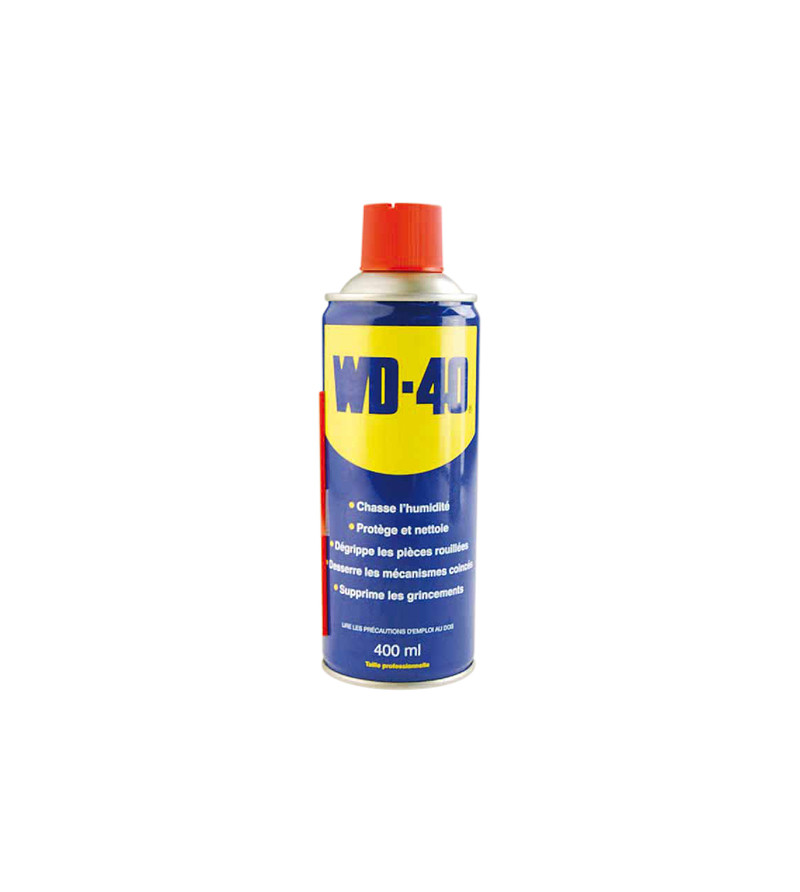 HUILE/LUBRIFIANT MULTIFONCTION WD40 400ML (AEROSOL)