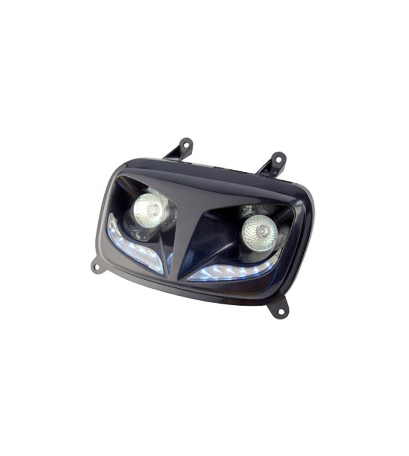 DOUBLE OPTIQUE R8  TUN'R* ADAPT. BOOSTER/BW'S 2004- NOIR(HALOGENE 2x20W)