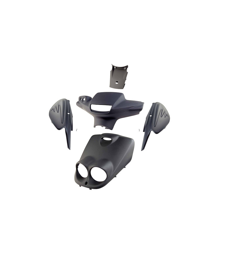 CARROSSERIE SCOOTER TUN'R KIT ADAPT. ROCKET/NEXT NOIR MAT (PEINT) (5 PIECES)