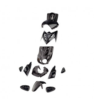 CARROSSERIE SCOOTER TUN'R KIT ADAPT. STUNT/SLIDER NAKED 2005- NOIR (PEINT)- 11 PIECES