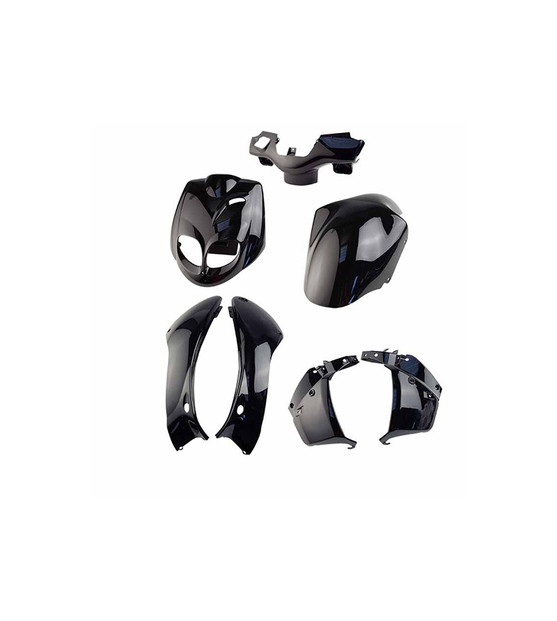 CARROSSERIE SCOOTER TUN'R KIT ADAPT. PEUGEOT TREKKER NOIR (PEINT) (7 PIECES)