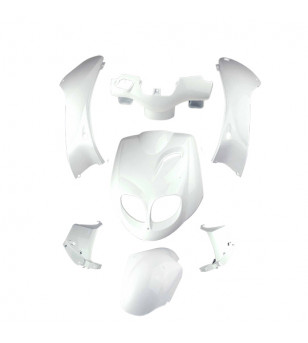 CARROSSERIE SCOOTER TUN'R KIT ADAPT. PEUGEOT TREKKER BLANC (PEINT) (7 PIECES)