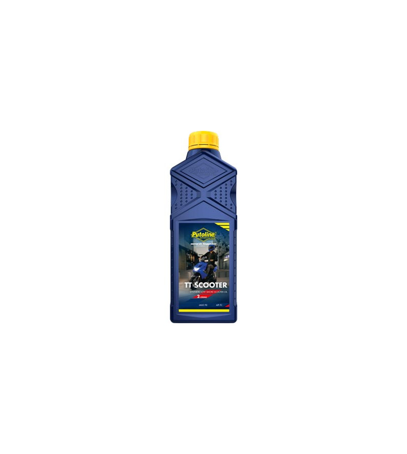 HUILE MOTEUR 2T PUTOLINE TT SCOOTER SYNTHETIQUE (1L)