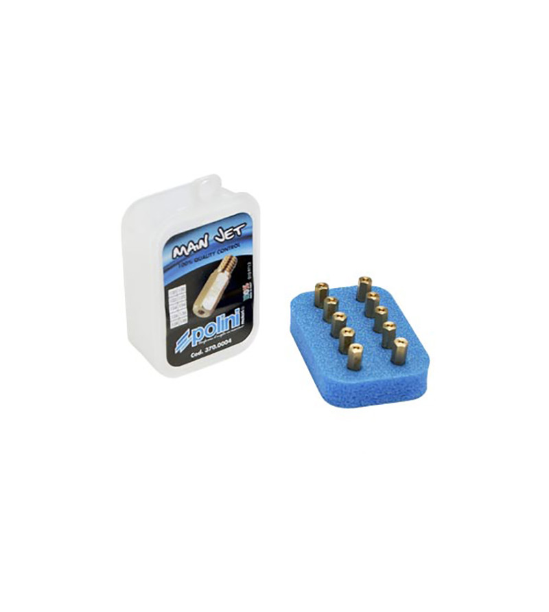 GICLEUR POLINI PWK 120  A  138  (COFFRET DE 10)  POUR CARBU KEIHIN/POLINI/OKO